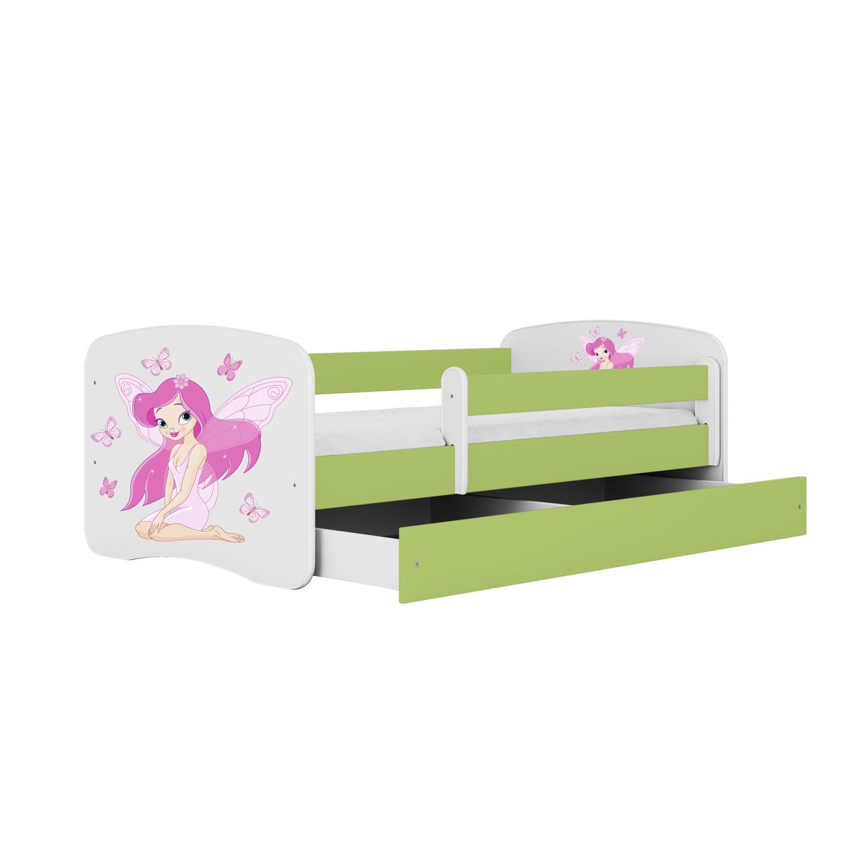 Kinder-/Juniorbett Babydreams Inkl. Matratze 80x160 - Birkefarben/Weiß, MODERN, Holz/Holzwerkstoff (80/160cm) - MID.YOU