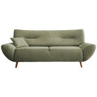3-sitzer-sofa Drago Grün Zierkissen - Wildeiche/Grün, MODERN, Holz/Textil (205/81/90cm) - MID.YOU