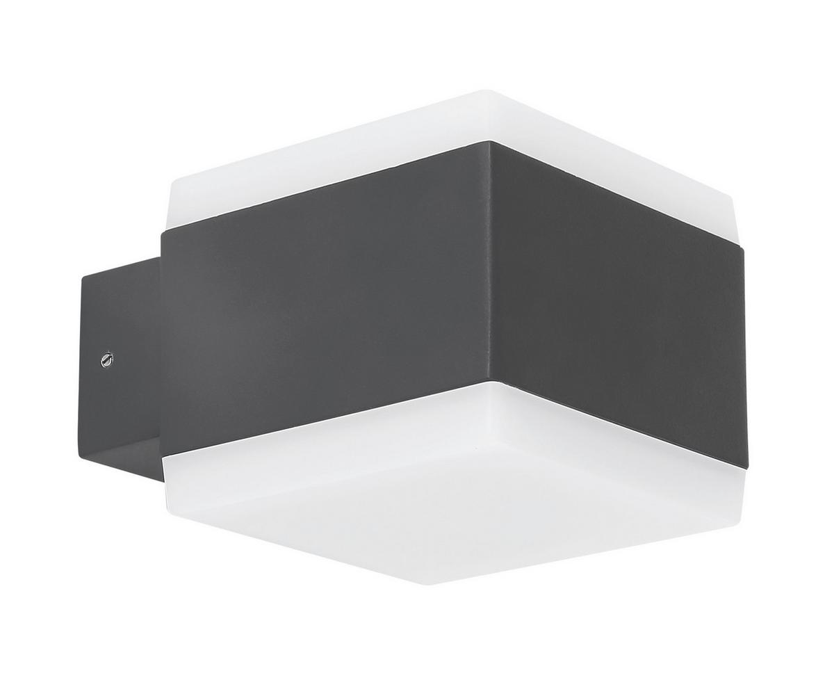 Led Außenleuchte Slice 15 Watt Kunststoff, Wandmontage - Basics, Kunststoff/Metall (11/9cm) - Globo