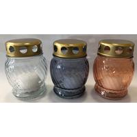 Kegyeleti Mécses La 72 Lt - Üveg/fém (7/10cm)