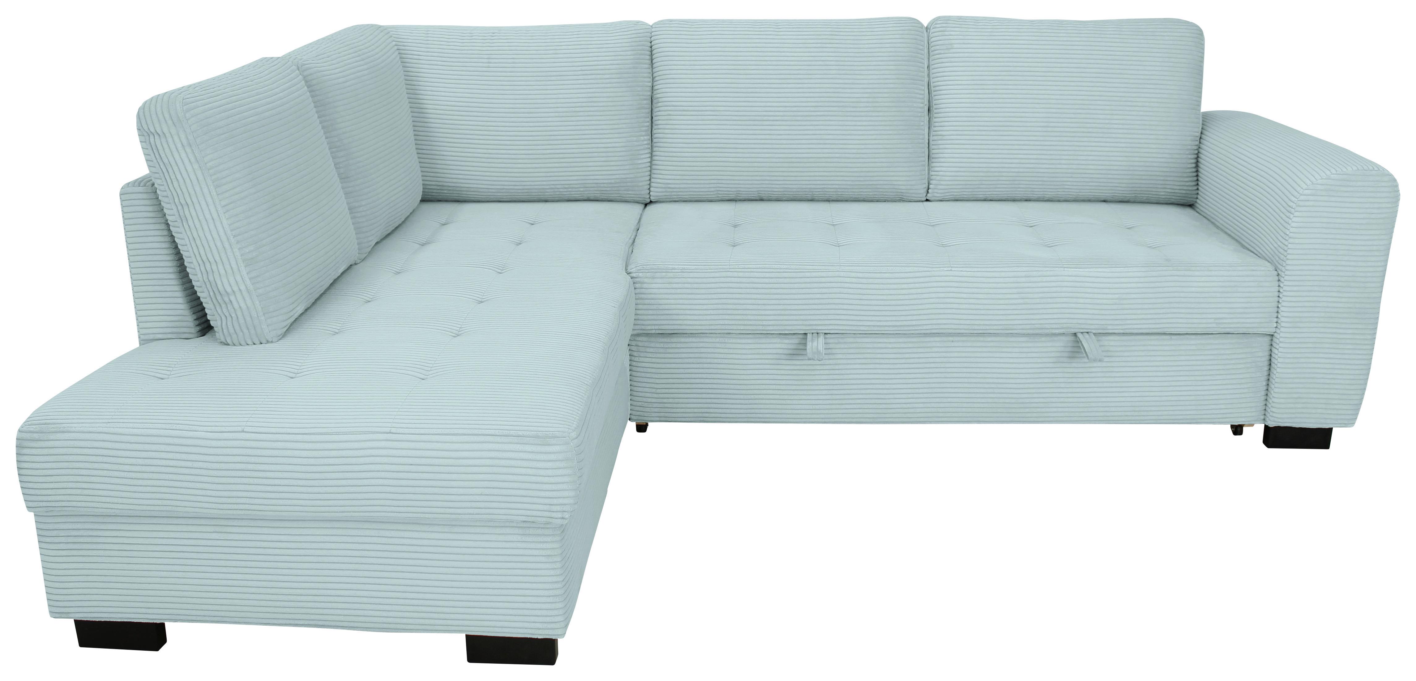 Ecksofa John Graugrün S: 178x239 cm