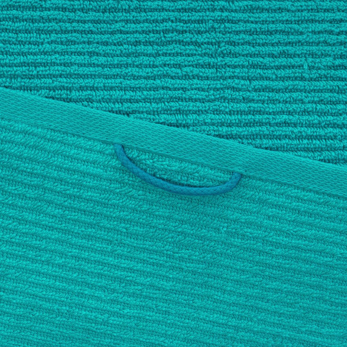 Handtuch Baumwolle 500 G/m2 Türkis 50x100 Cm - Türkis, Basics, Textil (50/100cm) - Moeve