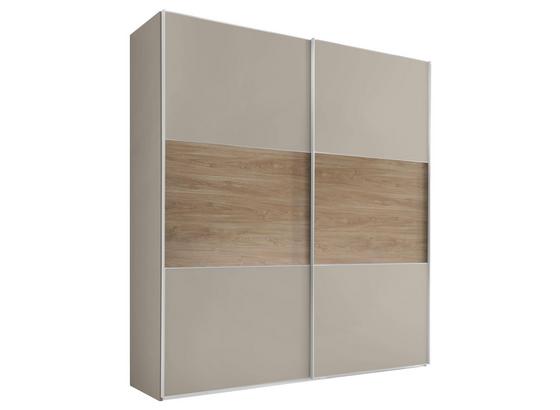 Schwebetürenschrank Includo 200cm Sand - Sandfarben/Eichefarben, MODERN, Holzwerkstoff (200/222/68cm) Schwebetürenschrank Includo 200cm Sand - Sandfarben/Eichefarben, MODERN, Holzwerkstoff (200/222/68cm)