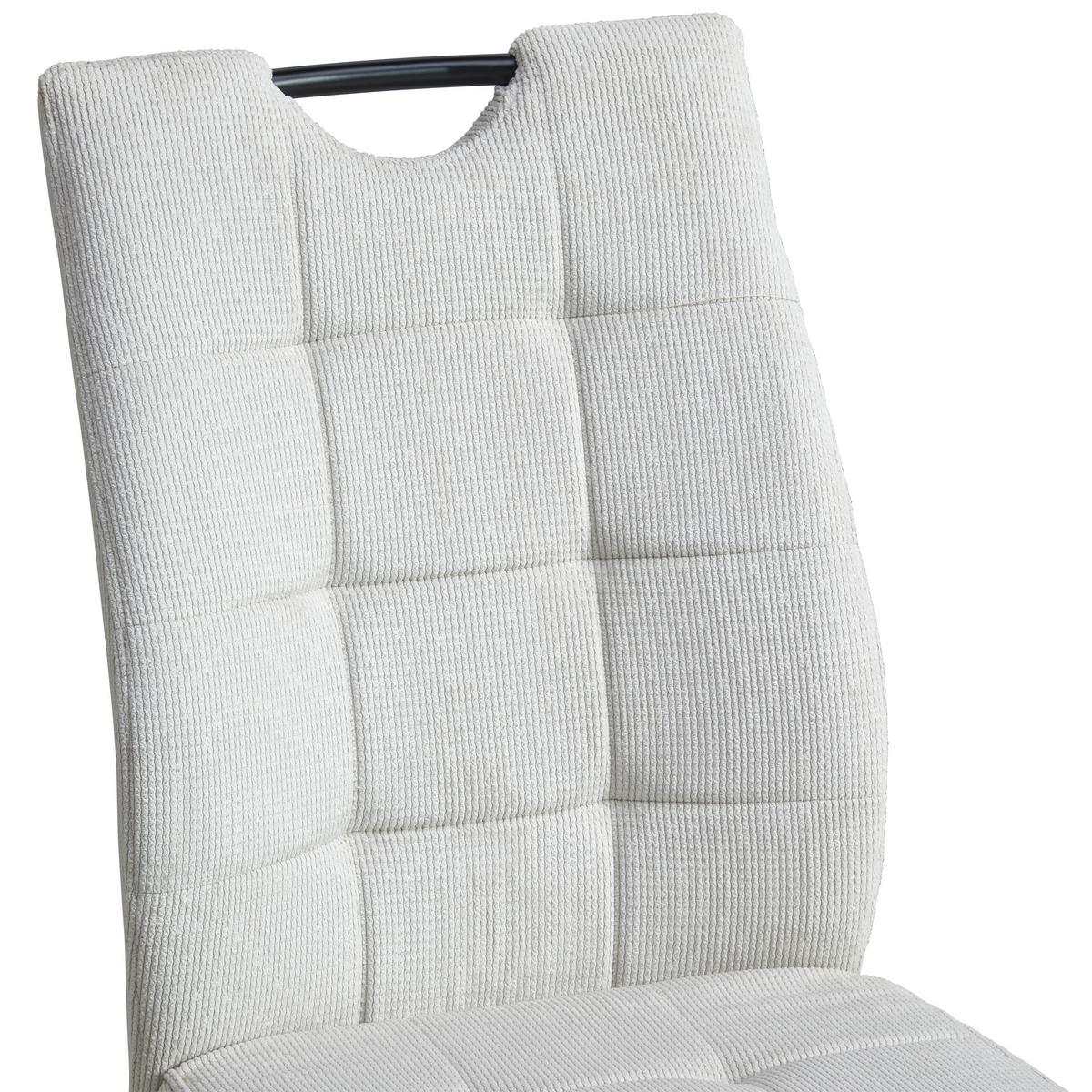 Schwingstuhl-Set Chesterfield - Beige/Schwarz, LIFESTYLE, Textil/Metall (44/96/59cm) - MID.YOU