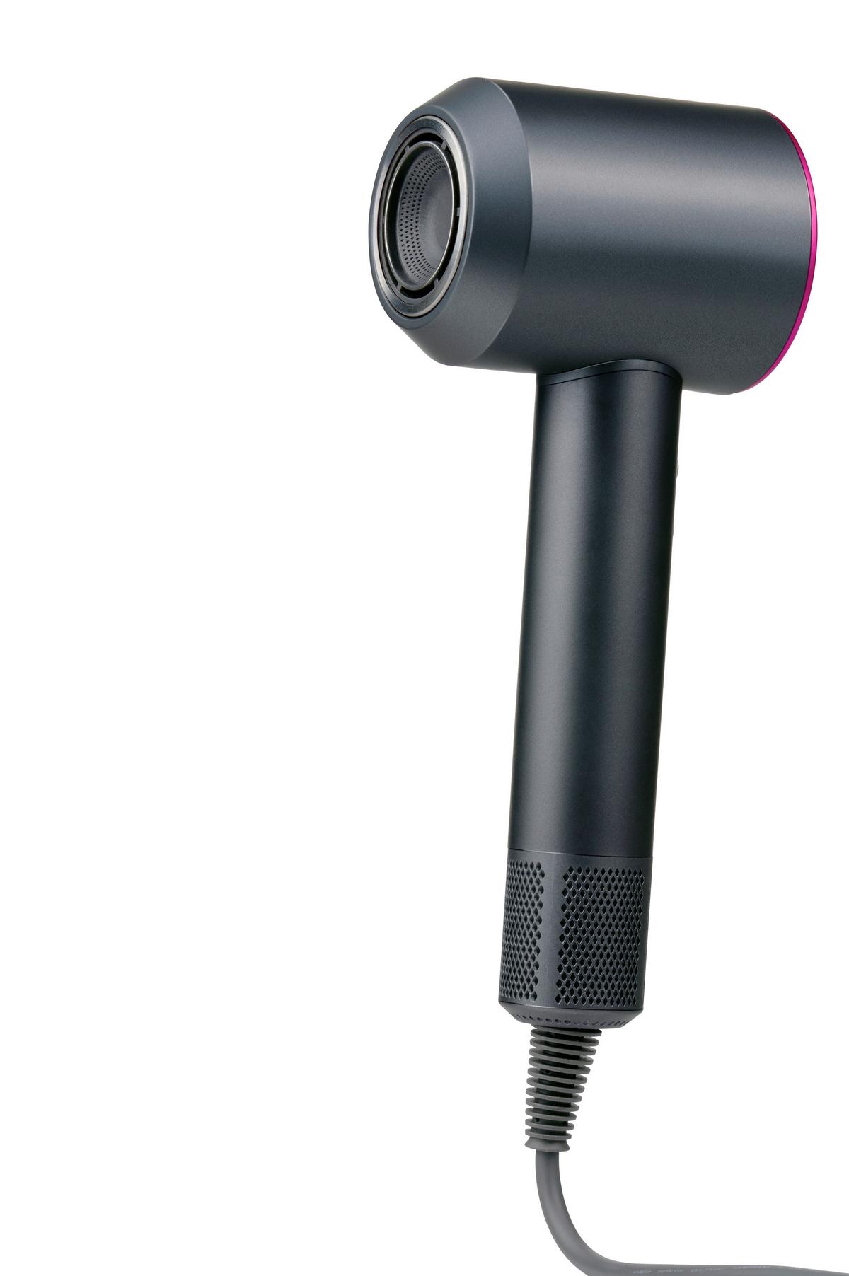 HAARTROCKNER 1600W, Schwarz, Pink - Pink/Schwarz, Basics, Kunststoff/Metall (14,1/8,6/35,3cm)