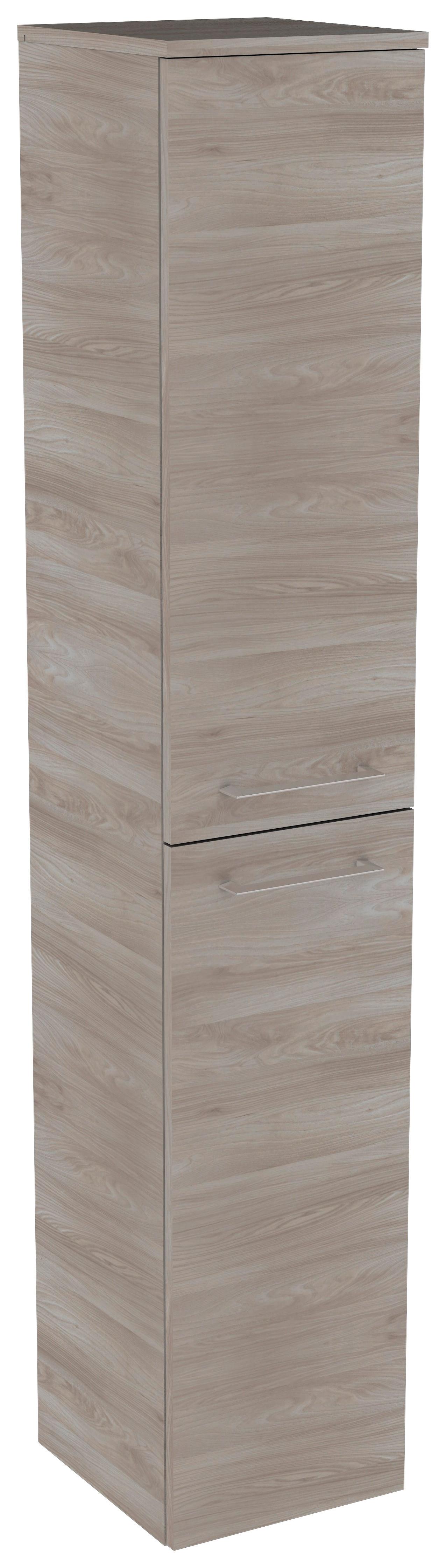 Hochschrank mit Türdämpfer Lima B: 30,5 cm, Esche Dekor