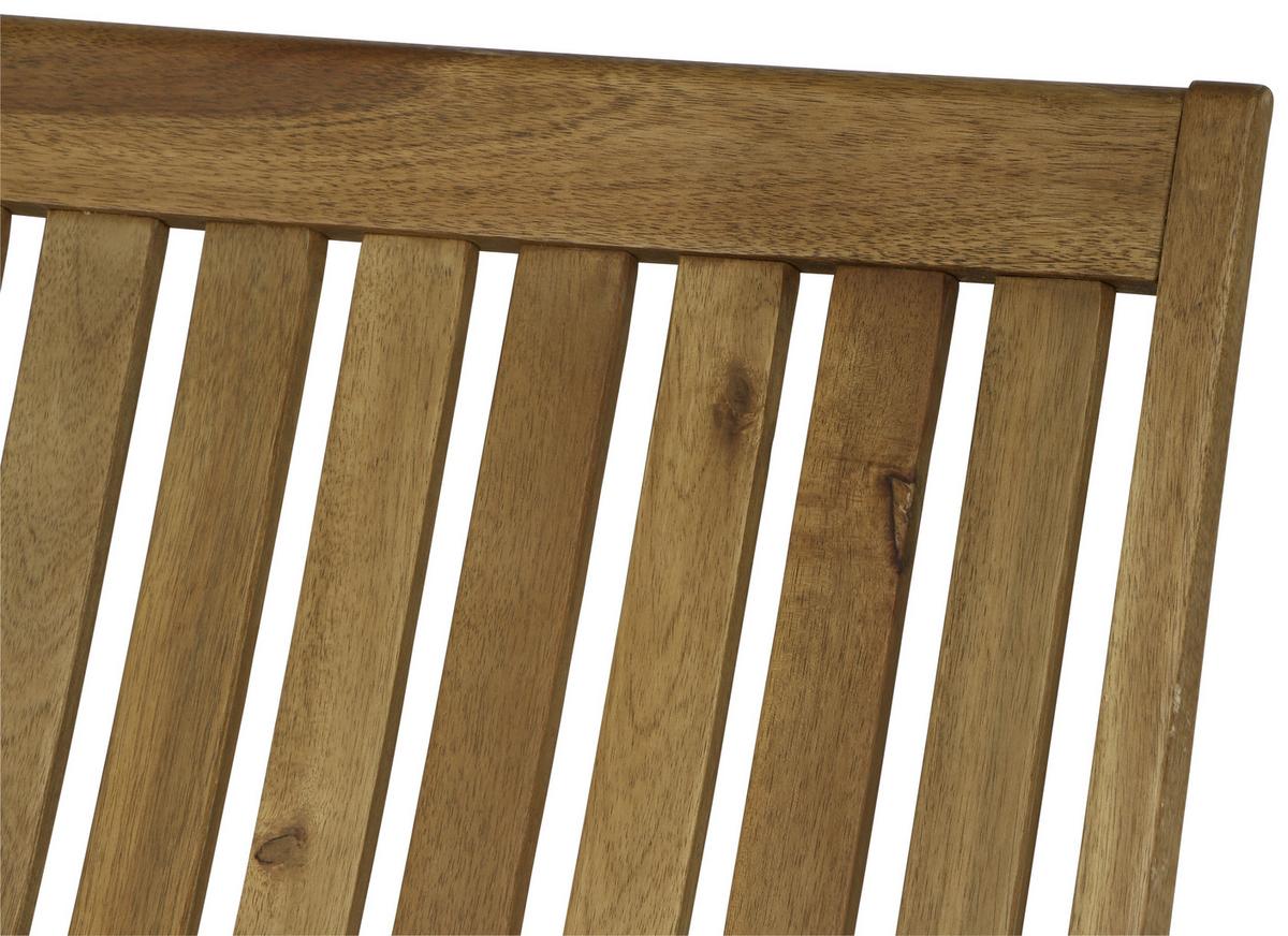 Bäderliege Paleros Echtholz Akazie Verstellbar - Akaziefarben, KONVENTIONELL, Holz (60/90/147cm) - Siena Garden