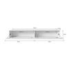 Lowboard Eiche Dekor Mit Beleuchtung - Eiche Wotan/Schwarz, Basics, Holzwerkstoff (180/30/33cm) - P & B