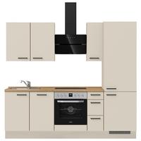 Küchenleerblock Easytouch High-Line, H2 Rechts - Sandfarben/Eichefarben, MODERN, Holzwerkstoff (240cm) - Nobilia