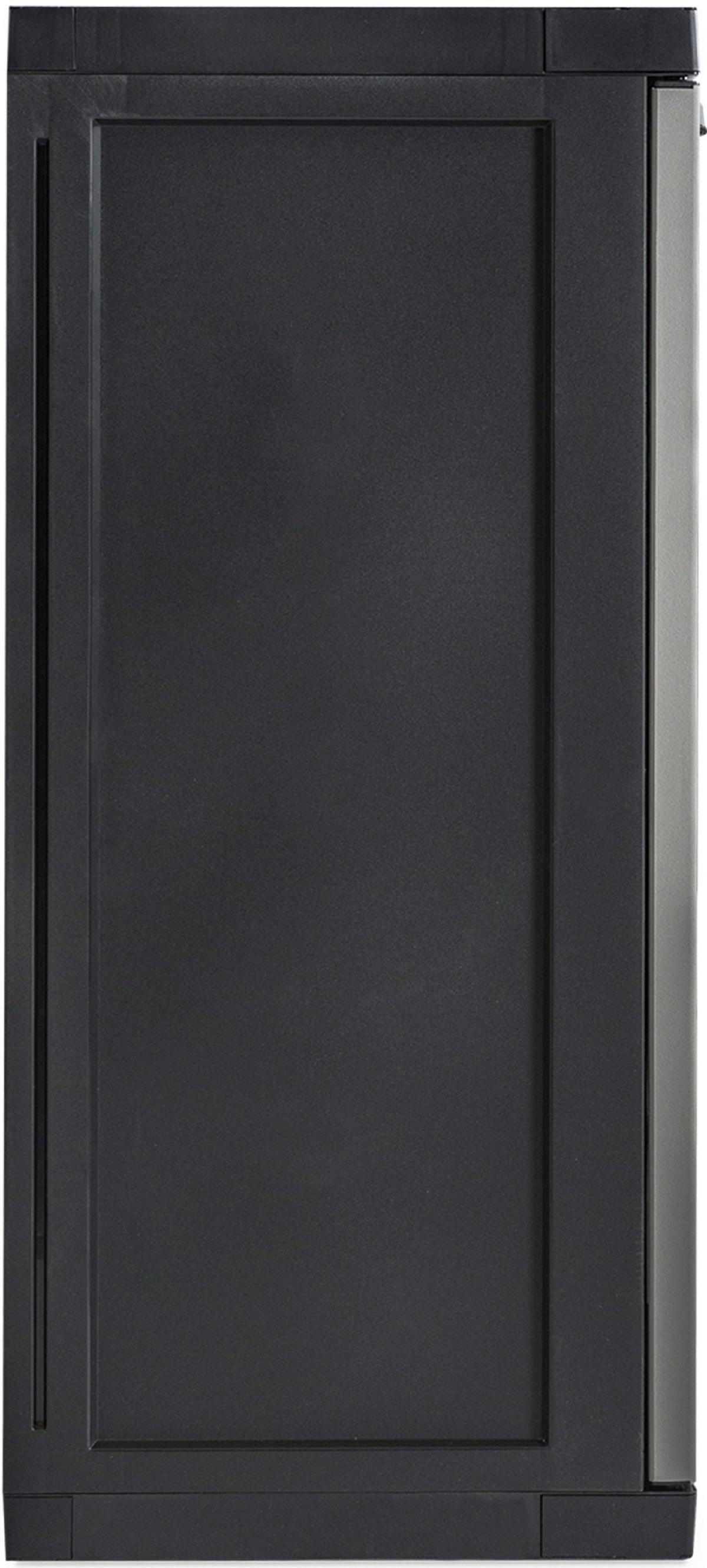 Werkzeugschrank Bio Midi Klein 65x85x37 cm versperrbar - Hellgrau/Schwarz, Basics, Kunststoff (65/85/37cm)