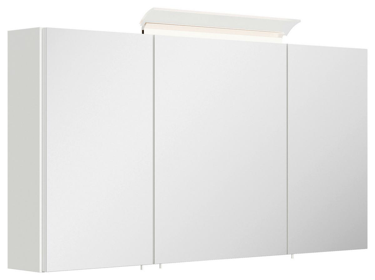 BADEZIMMER Limes, Weiß HG B: 100 cm - Weiß Hochglanz/Weiß, Basics, Keramik/Holzwerkstoff (100cm) - MID.YOU