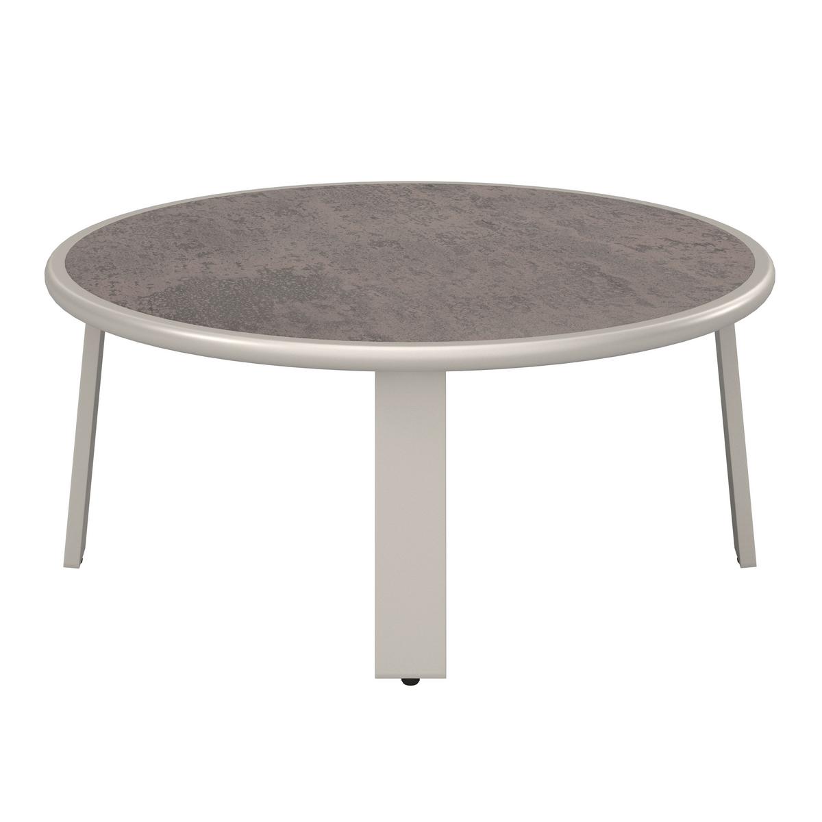 TERASOVÁ SEDACÍ SOUPRAVA MARINO - světle šedá/tmavě šedá, Moderní, kov/textil (153/81/76cm) - Bessagi Garden