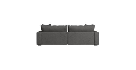 Megasofa Pelle-Megasofa - Wengefarben/Dunkelgrau, Trend, Textil (261/124cm) - Luca Bessoni