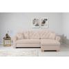 Ecksofa Arles, Beige 1 S: 266x161 Cm - Beige/Buchefarben, Design, Textil (266/161cm) - MID.YOU