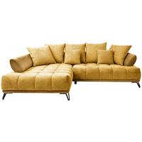 LARGO, ľavá, kari žltá, potreba šírky dverí 90 cm - čierna/kari žltá, Modern, kov/textil (184/262cm)