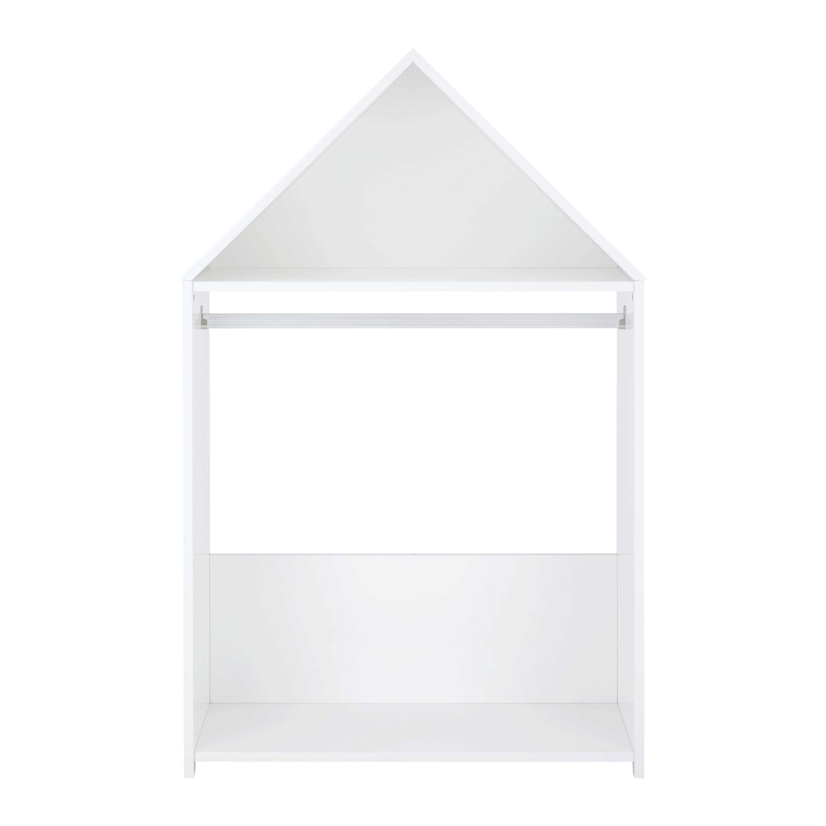 Dětský Regál Lia - bílá, Moderní (84/136/36cm) - Bessagi Kids