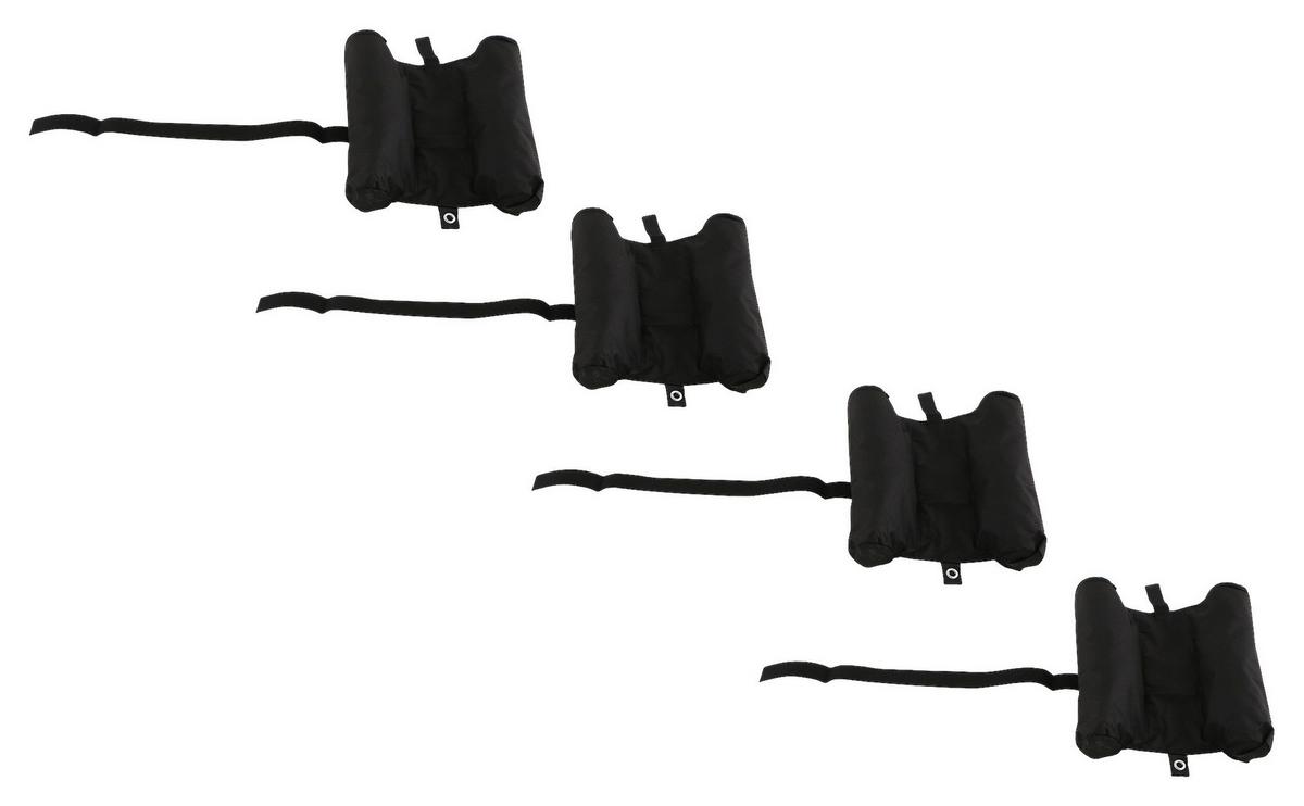 Pavillon Beschwerung Wetterfest - Schwarz, MODERN, Kunststoff (52,5/25/53cm) - Siena Garden