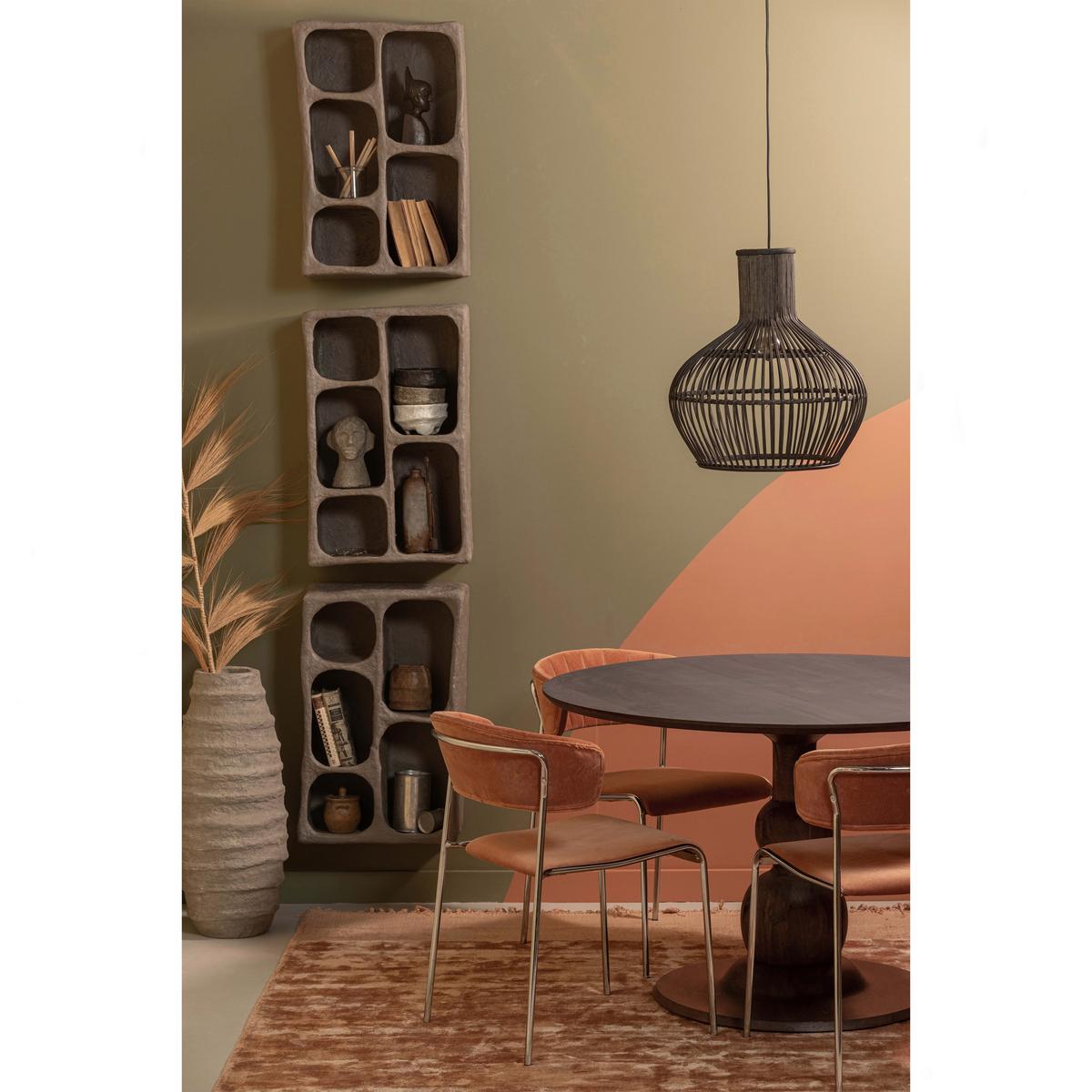 WANDREGAL Clay Grau B: 45cm - Grau, Design, Papier (45/70/23cm) - Livetastic