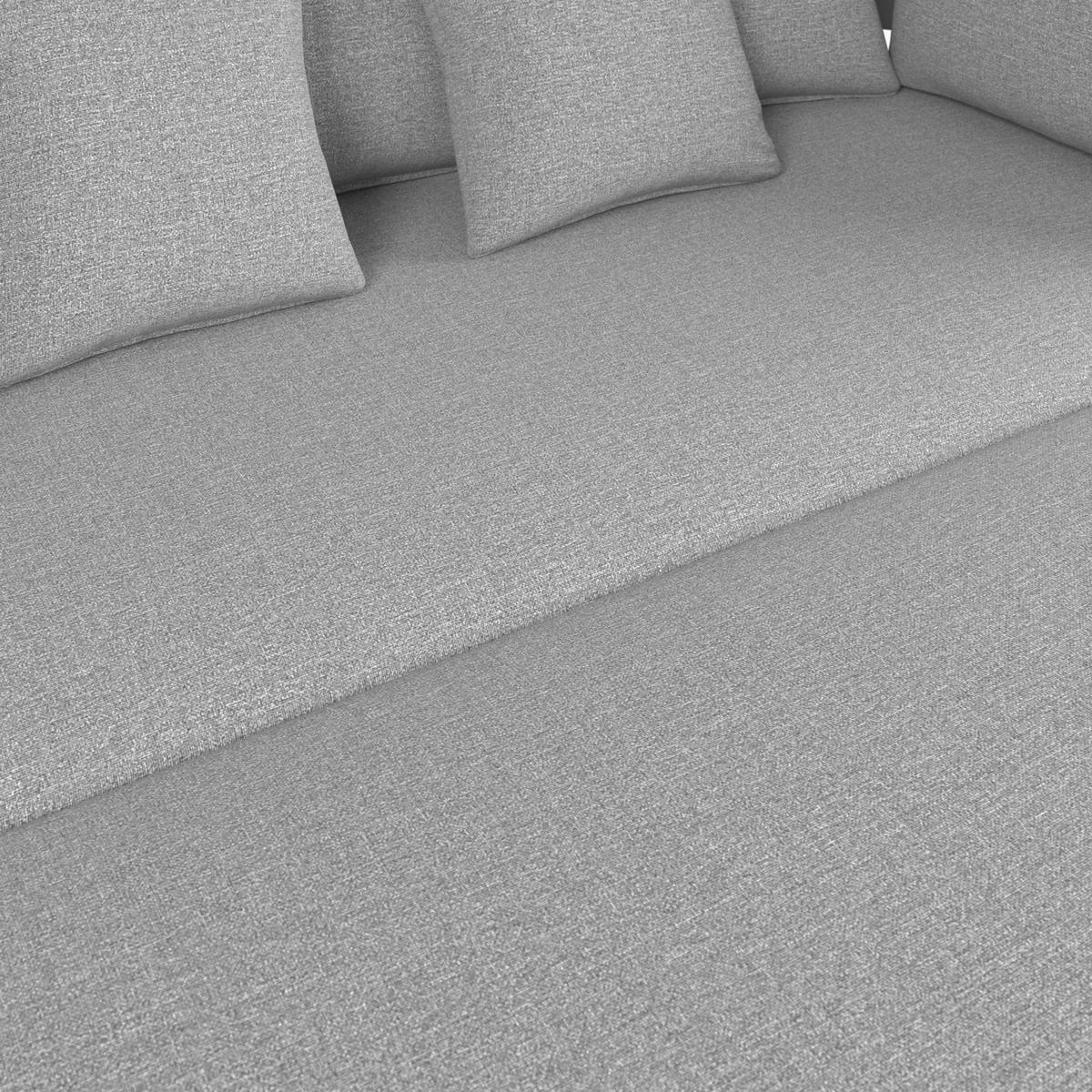 Sonneninsel Zadar - Dunkelgrau, MODERN, Textil/Metall (178/152/90cm) - Beldano