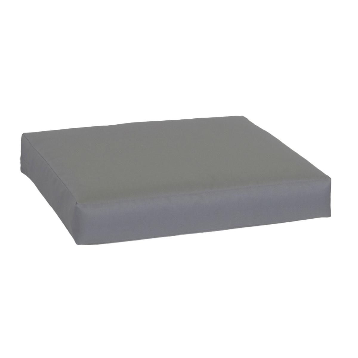 Lounge-Sitzkissen Outdoor 80x80 cm Anthrazit - Anthrazit, Basics, Textil (80/80/8cm) - Gardenson