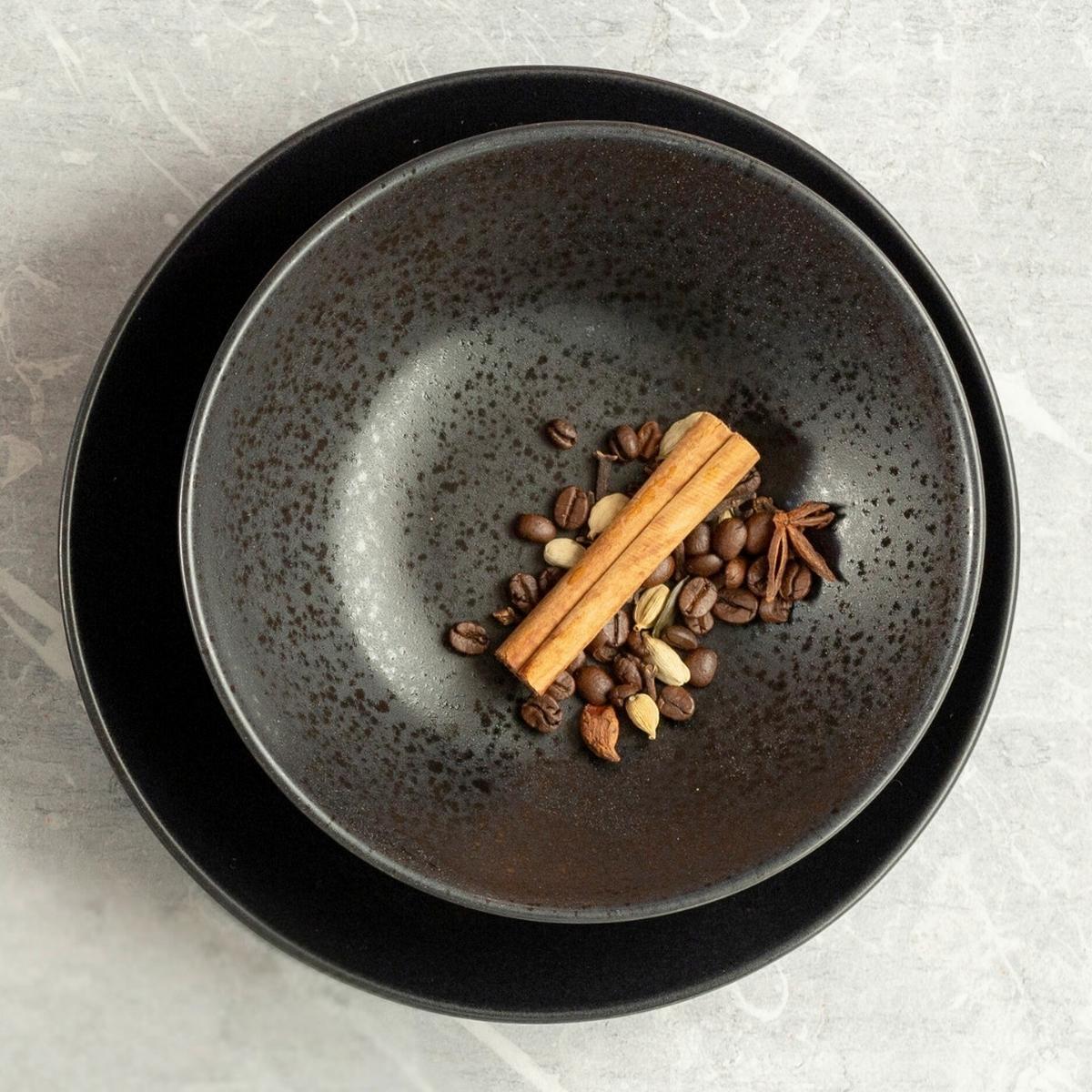 Schüsselset Essential Steinzeug, Schwarz, 6-Teilig - Schwarz, Basics, Keramik (18/5,5cm) - Mäser