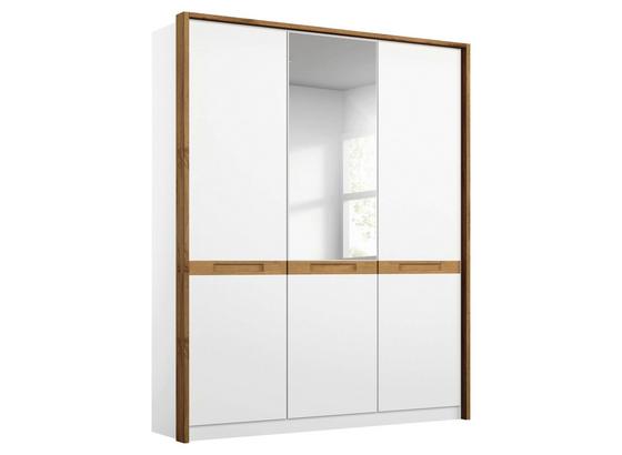 Drehtürenschrank Rangun B: 136 cm Weiß - Weiß, Basics, Holz/Holzwerkstoff (136/197/55cm) Drehtürenschrank Rangun B: 136 cm Weiß - Weiß, Basics, Holz/Holzwerkstoff (136/197/55cm)