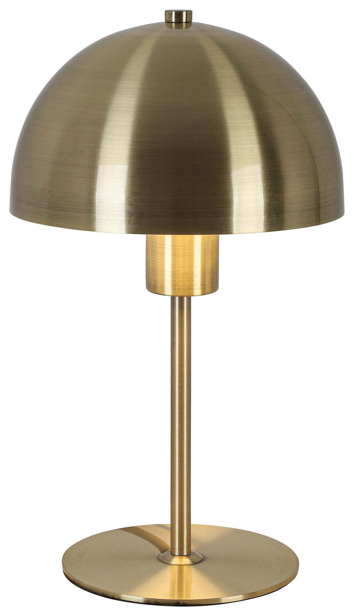STOLNÁ LAMPA MUSCH - čierna/mosadzná, Modern, kov/plast (18/30cm) - Mömax