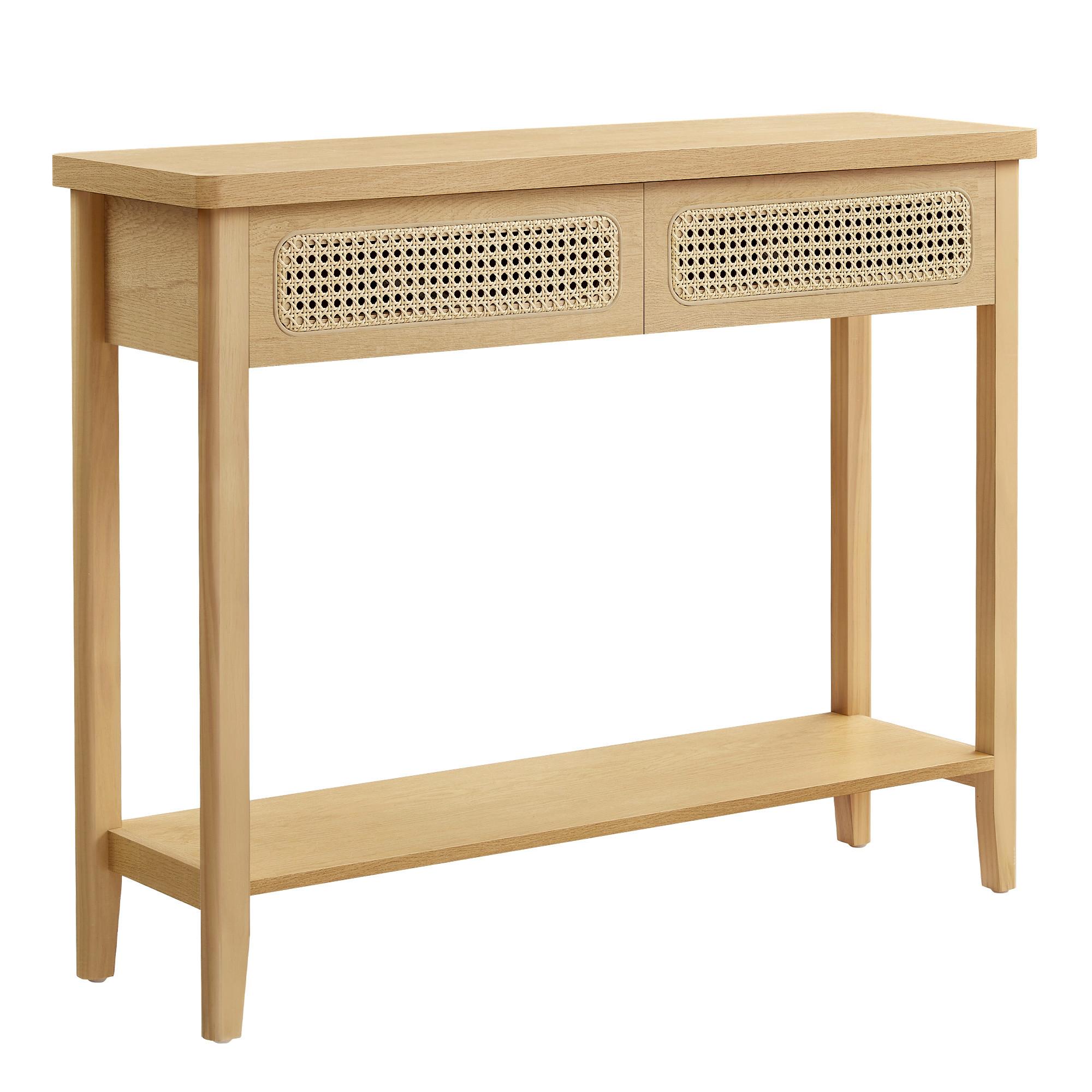 Konsole Pinienfarben Dekor B: 100 Cm - Braun/Pinienfarben, Trend, Holzwerkstoff (100/80/30cm) - MID.YOU