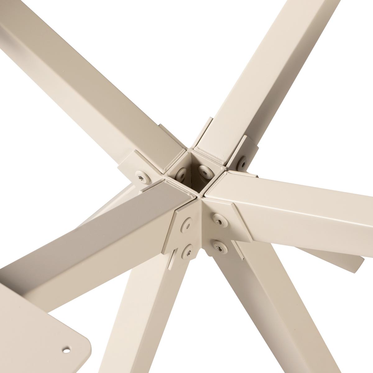 TISCHGESTELL Tablo Grau B: 80cm - Grau, MODERN, Metall (80/72/80cm) - Livetastic