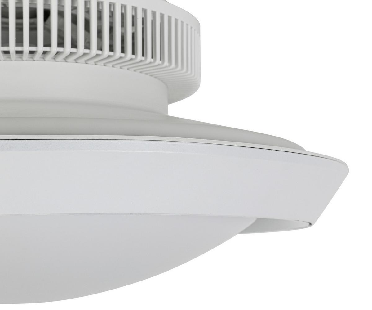 Deckenventilator Carolin - Chromfarben/Weiß, Basics, Kunststoff (42/18cm) - Luca Bessoni