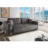 Schlafsofa Longo, Grau B: 245 Cm - Schwarz/Grau, MODERN, Textil (245/86/126cm) - Livetastic