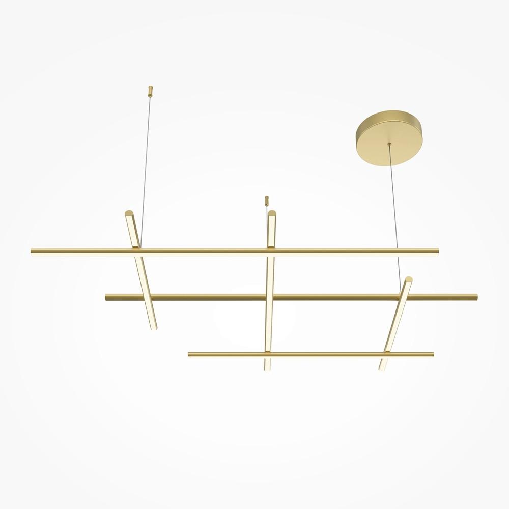 Pendelleuchte Radiance - Goldfarben, MODERN, Metall (115,6/80/112cm) - MAYTONI