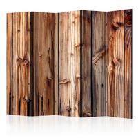 Paravent Braun Beige B: 225 Cm - Beige/Braun, Basics, Holz/Textil (225/172/3cm) - artgeist