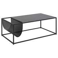Konferenční stolek Seaford 110cm - černá, Trend, kov/kompozitní dřevo (110/60/40cm)