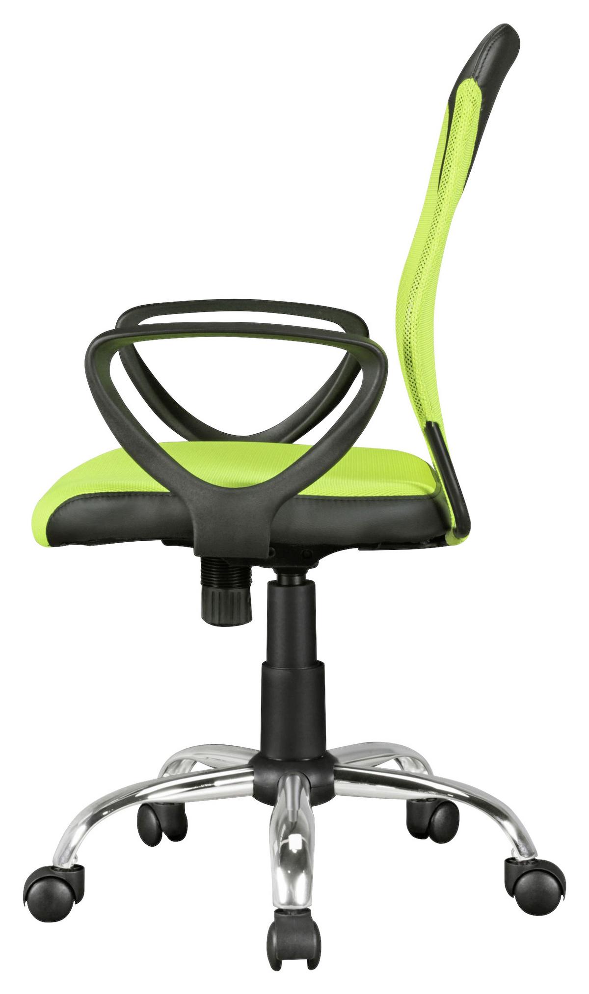 Otočná stolička pre dieťa Kika zelená - limetková/čierna, Modern, kov/plast (60/105/60cm) - MID.YOU