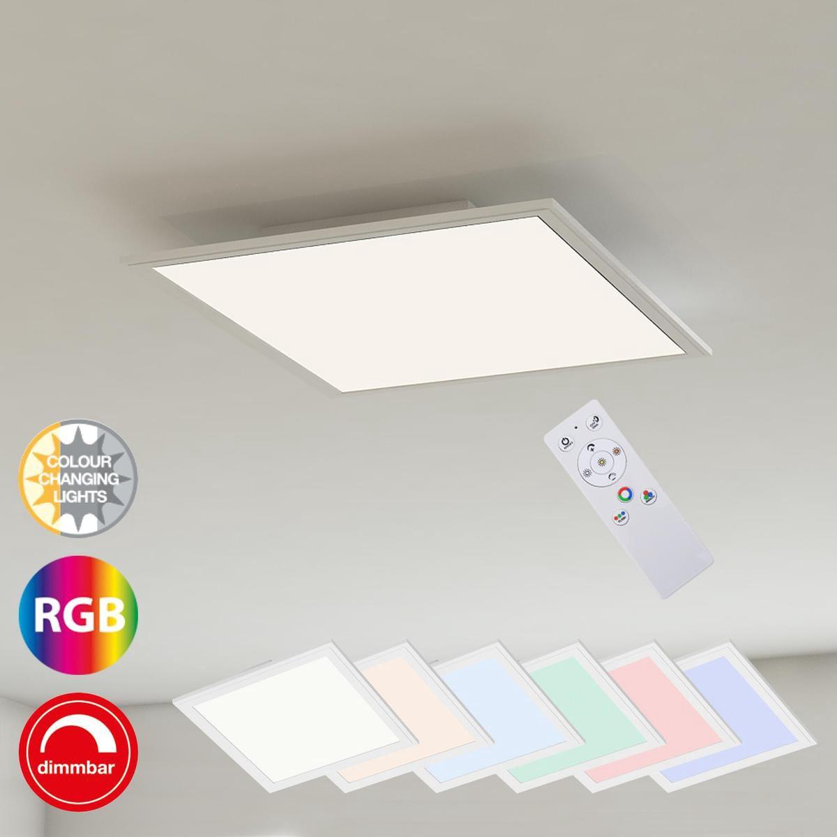Led-paneel, Weiß, Rgb 7151-016 Ultra-Flat Rgb Cct - Weiß, Basics, Kunststoff (29,6/29,6/5,8cm)