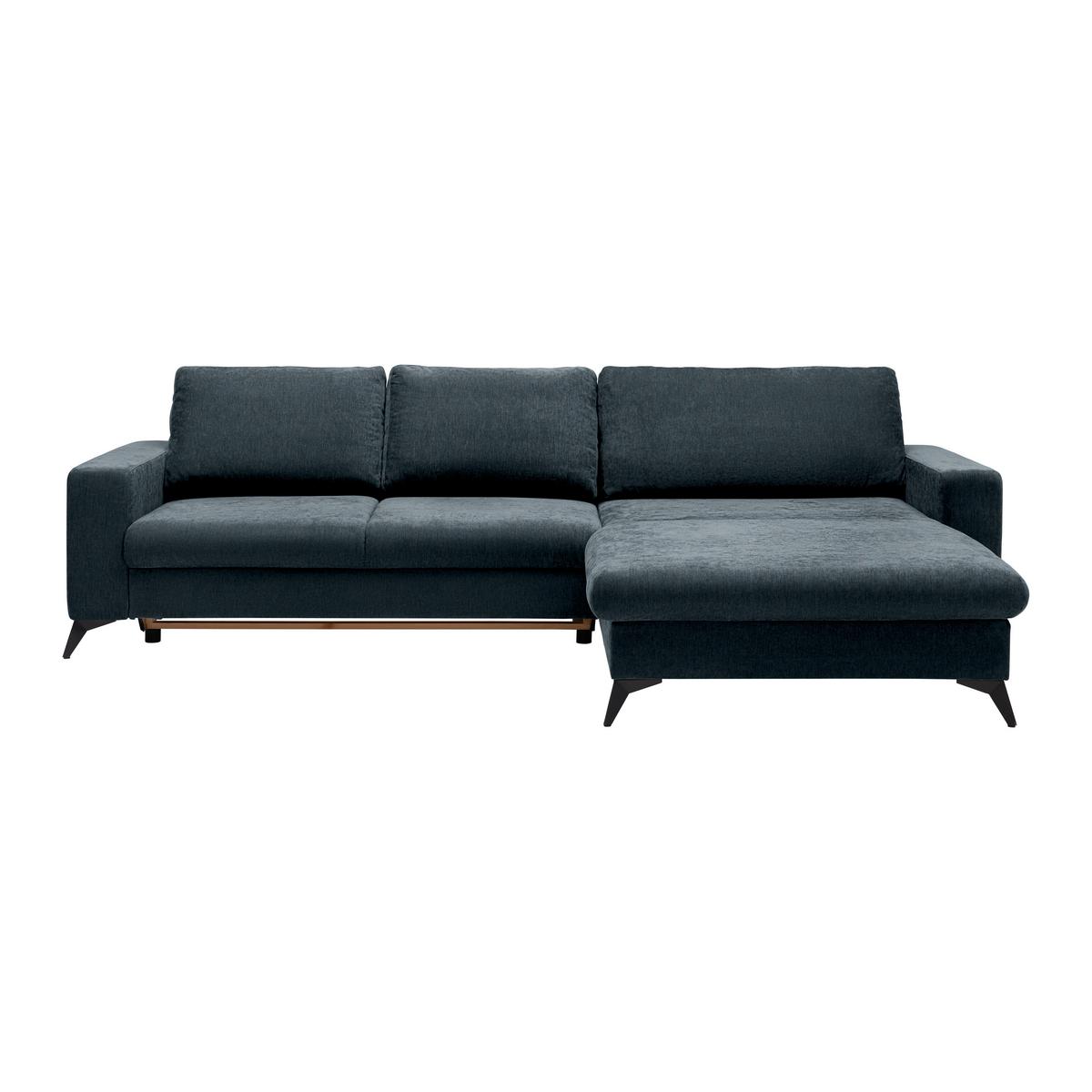 Rohová sedačka SUNNY, oboustranná, petrolejová - petrolej, Moderní, textil (290/87/178cm) - Mömax