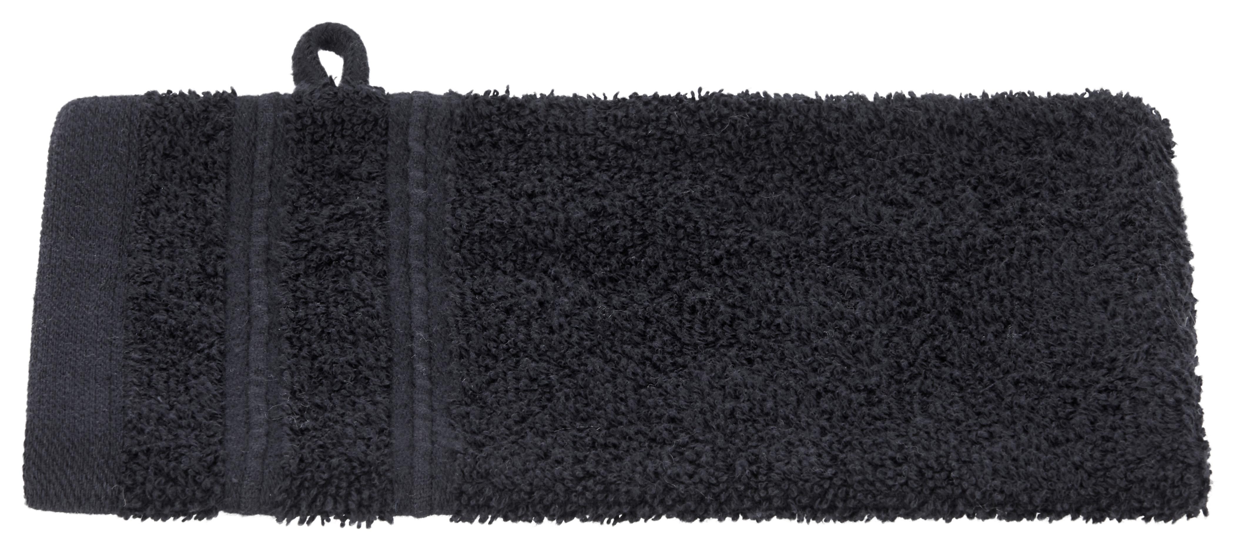 FROTÉ ŽINKA Melanie, 16/21 cm, čierna - čierna, textil (16/21cm) - Modern Living