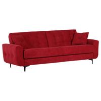 Schlafsofa Morton - Rot/Schwarz, KONVENTIONELL, Textil (230/84/95cm) - Livetastic