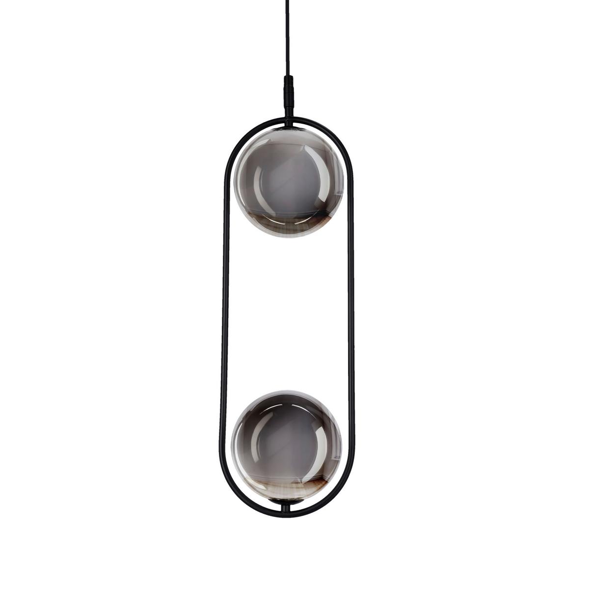 Pendelleuchte 32-44051 Cordel - Graphitfarben/Schwarz, Design, Metall (18.5/14/140cm)