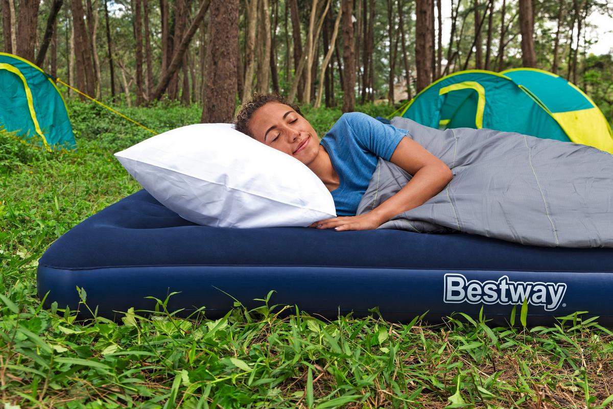Luftbett Anastasia 191x137x22 Cm Bis 300kg - Dunkelblau, KONVENTIONELL, Kunststoff (191/137/22cm) - Bestway