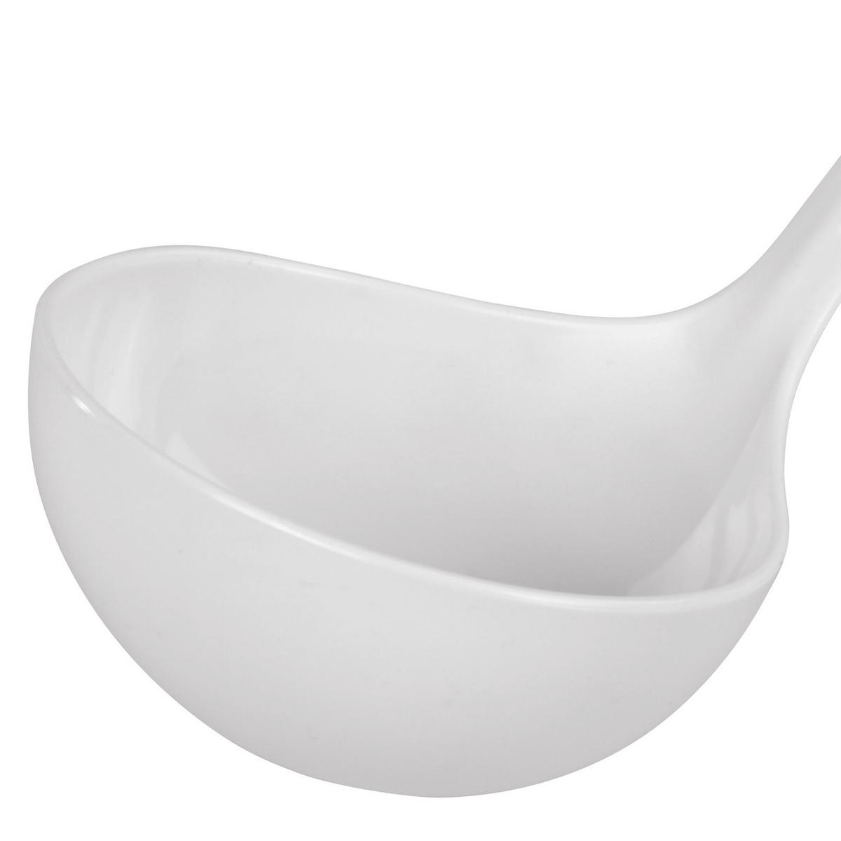 Schöpflöffel Aus Kunststoff Kai L: Ca. 29 Cm - Weiß, KONVENTIONELL, Kunststoff (9/29.3cm)