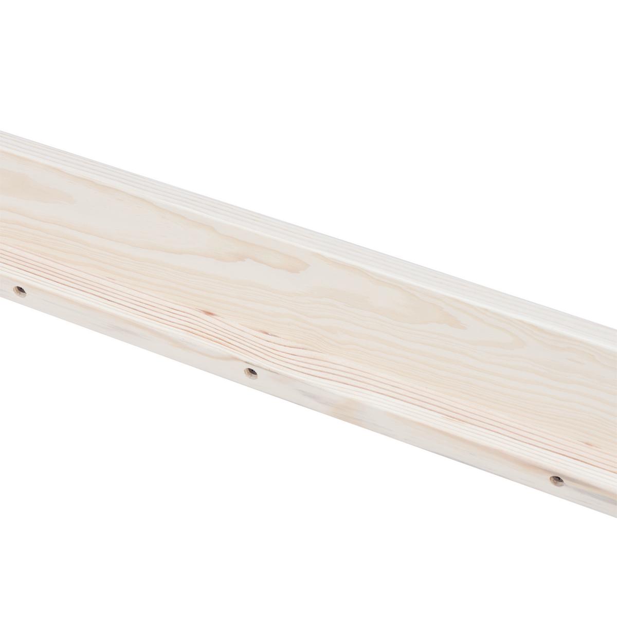 Massivholzbett Maren *ph* Ohne Lattenrost,90x200cm Natur - Naturfarben, Basics, Holz (90/200cm)