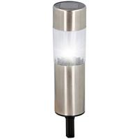 Solární svítidlo Nim,V: ca 20cm,ušlechtilá ocel - černá, Basics, kov/plast (4,5/20cm) - Modern Living