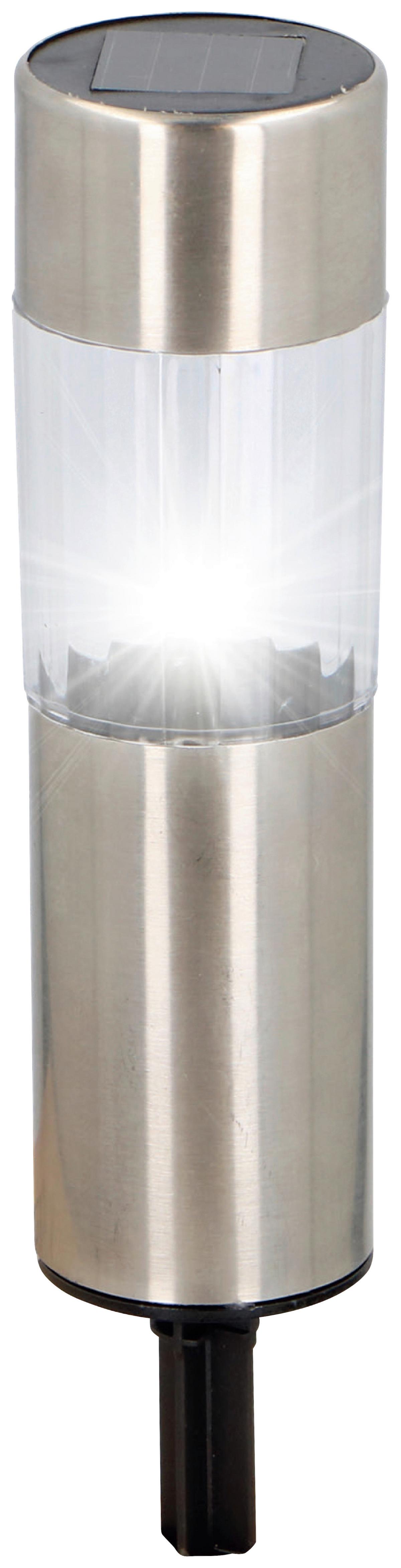 Solární svítidlo Nim,V: ca 20cm,ušlechtilá ocel - černá, Basics, kov/plast (4,5/20cm) - Modern Living