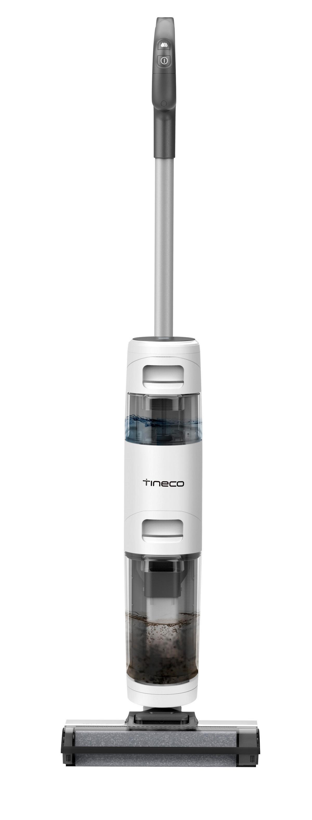 Száraz-nedves Porszívó Tineco Ifloor Breeze - fehér/szürke, Basics, műanyag (28,6/27,6/110cm)