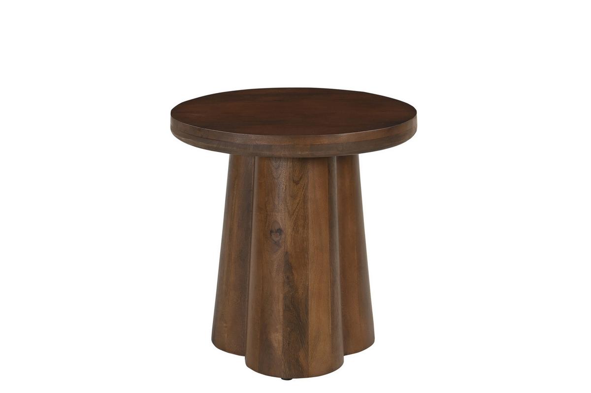 BEISTELLTISCH Mangoholz B: 50cm - Braun, Design, Holz (50/50/48cm) - MID.YOU