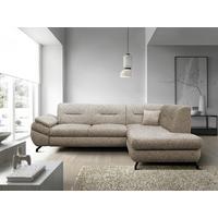 Ecksofa Imo Hellbraun 274x201 Cm - Hellbraun/Schwarz, Design, Textil (274/201cm) - MID.YOU