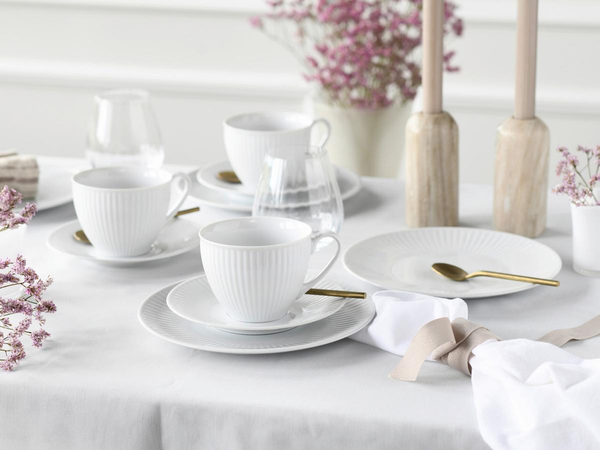 Kombiservice Valencia 30--Teilig., Weiß - Weiß, Design, Keramik - Creatable