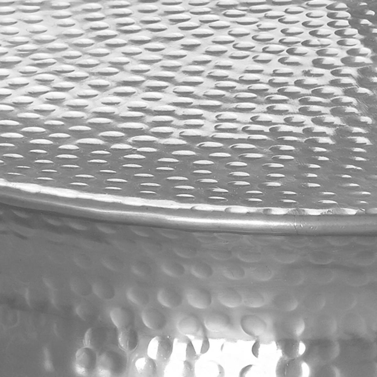 Konferenční stolek KARAM stříbrný - barvy stříbra, Lifestyle, kov (60/60/30,5cm) - MID.YOU